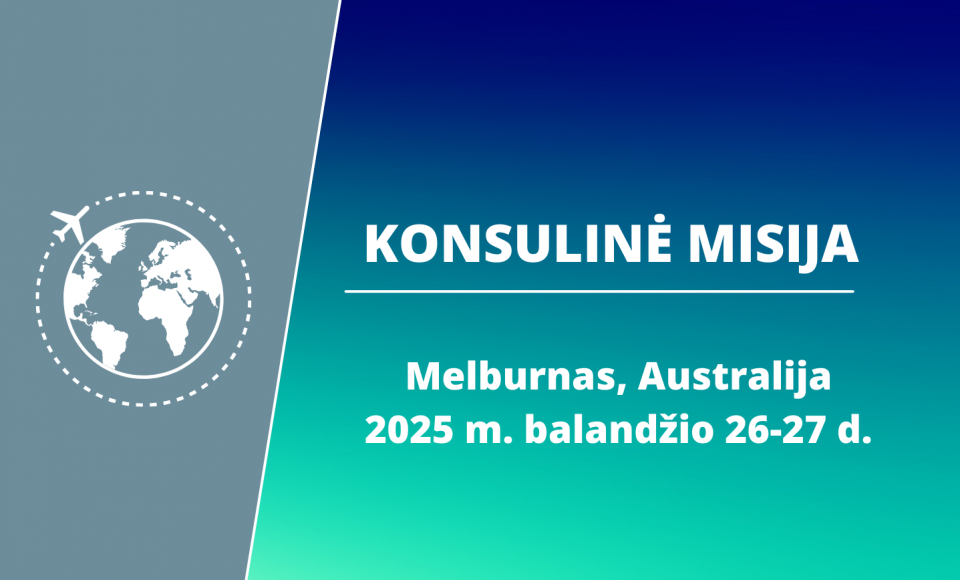 Primename - konsulinė misija Melburne!